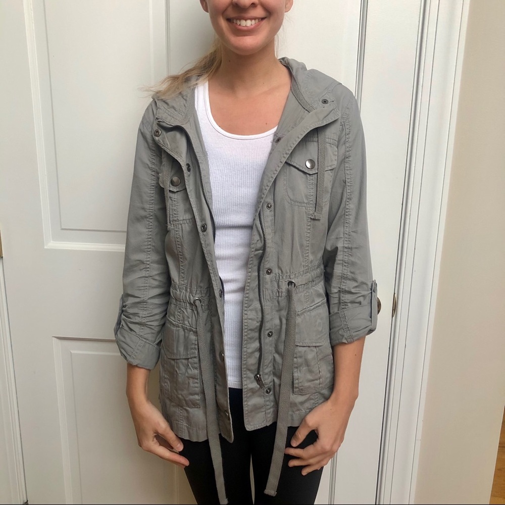 Gray Utility Jacket - image 4